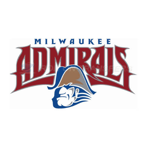 Milwaukee Admirals Iron-on Stickers (Heat Transfers)NO.9077